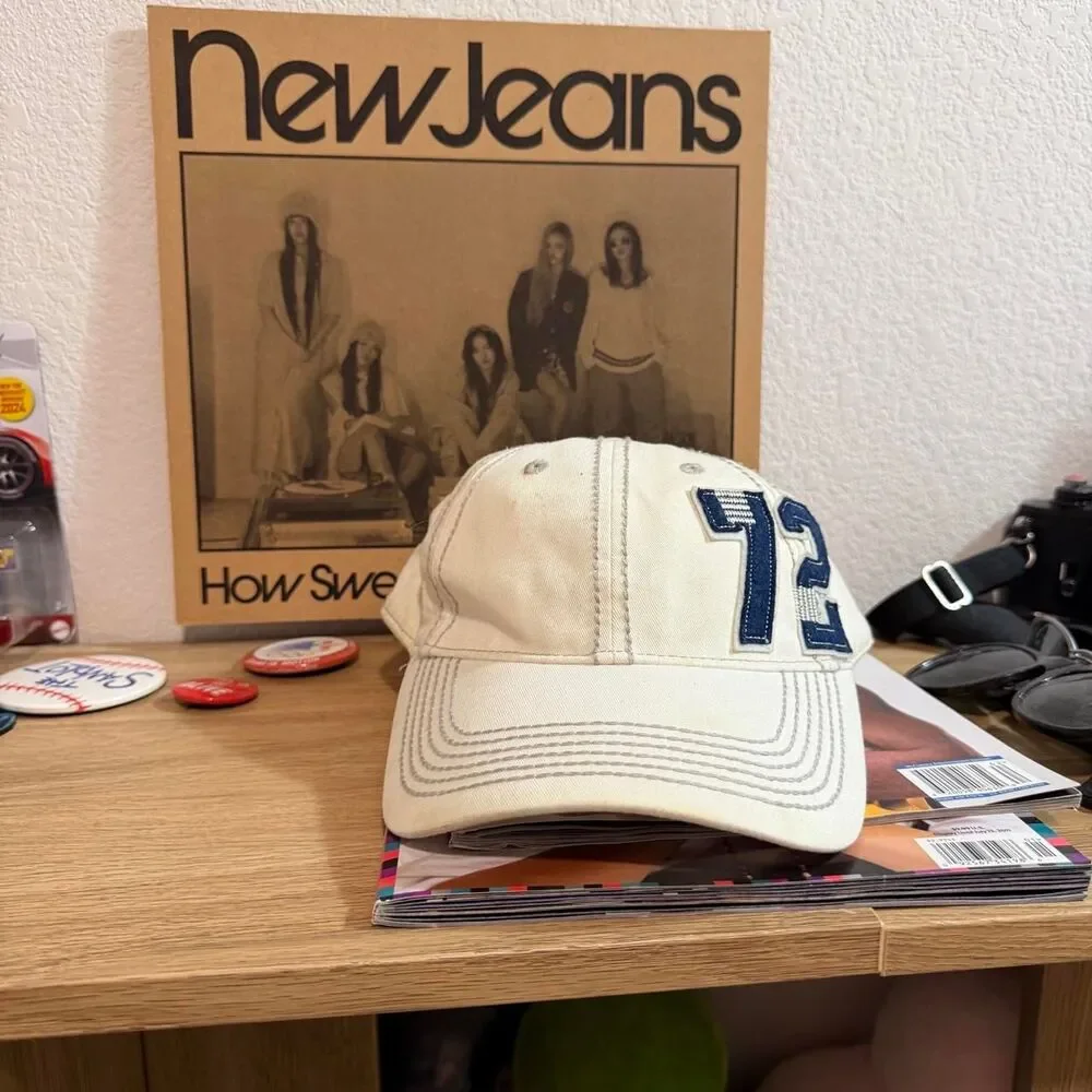 Unbranded Men's Cream and White Hat